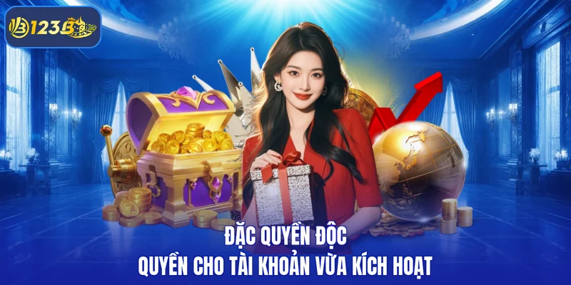 Đặc quyền độc quyền cho tài khoản vừa kích hoạt